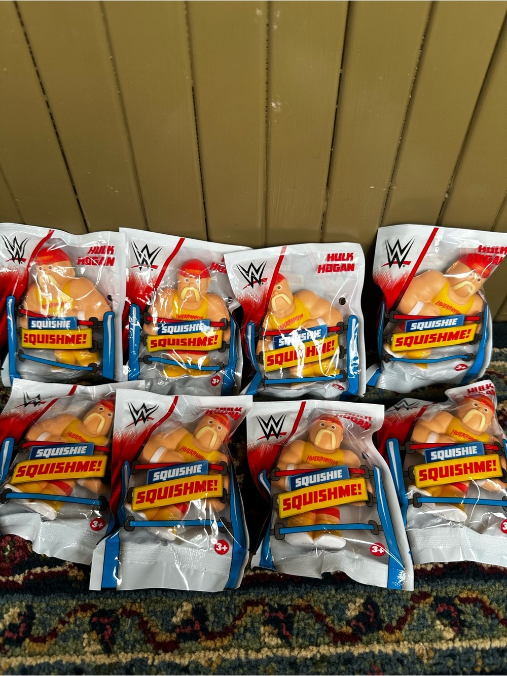 WWE Hulk Hogan Squishie Plush Toy Lot of 8 SEALED